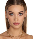 2 Chain Clasp Necklace for 2022 festival outfits, festival dress, outfits for raves, concert outfits, and/or club outfits