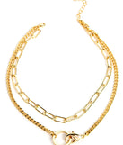 2 Chain Clasp Necklace for 2022 festival outfits, festival dress, outfits for raves, concert outfits, and/or club outfits