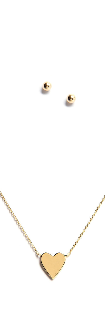 Key To My Heart Necklace And Studs Set for 2022 festival outfits, festival dress, outfits for raves, concert outfits, and/or club outfits