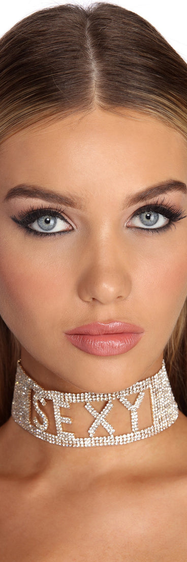 Sexy Rhinestone Statement Choker