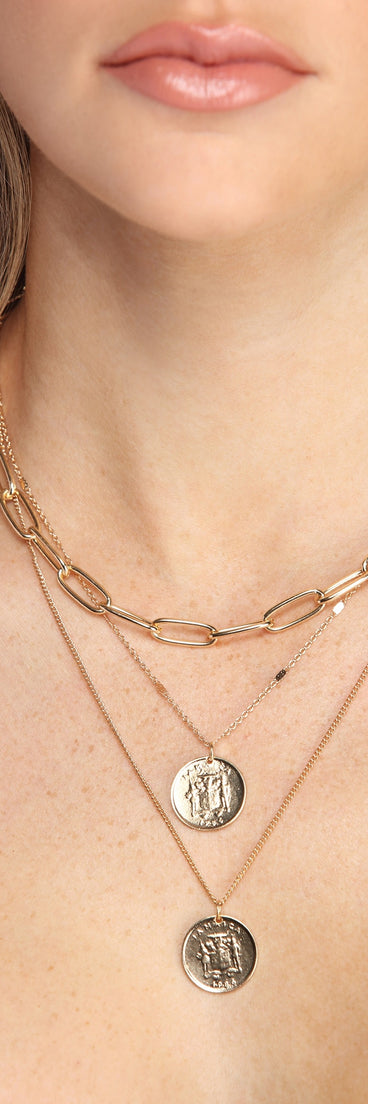 Layered In Luxe Necklace for 2022 festival outfits, festival dress, outfits for raves, concert outfits, and/or club outfits