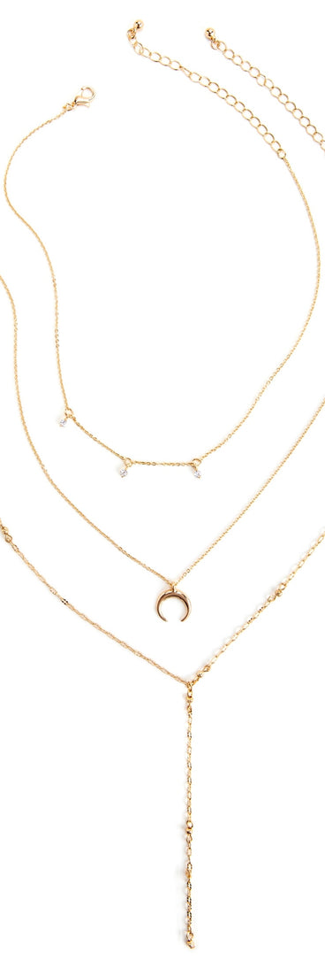 Moon Rhine Lariat Necklace Set for 2022 festival outfits, festival dress, outfits for raves, concert outfits, and/or club outfits