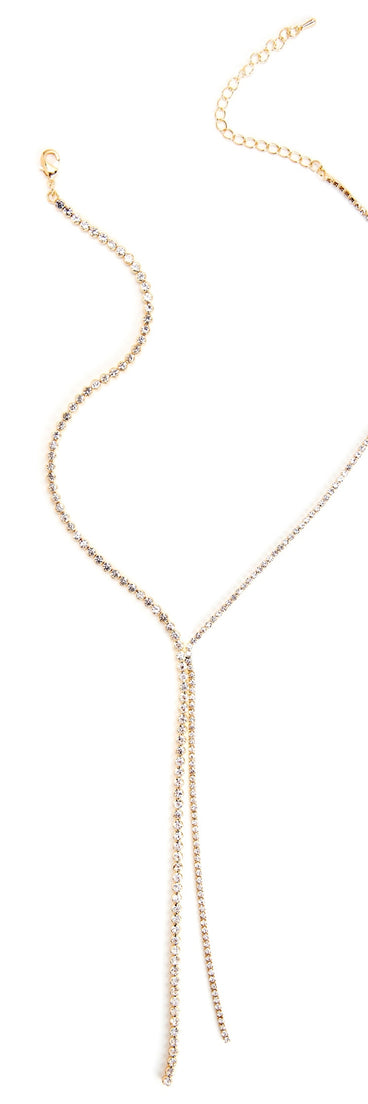Shine In Rhine Lariat Necklace