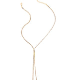 Shine In Rhine Lariat Necklace