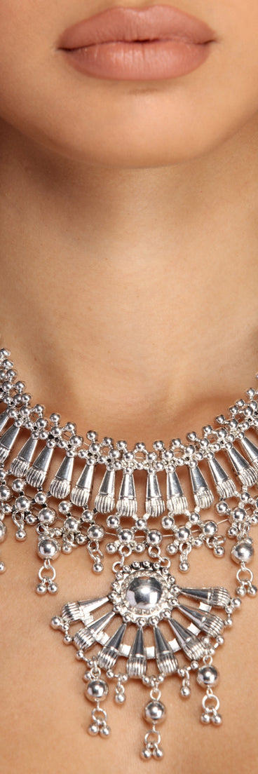 Boho Beauty Beaded Necklace for 2022 festival outfits, festival dress, outfits for raves, concert outfits, and/or club outfits