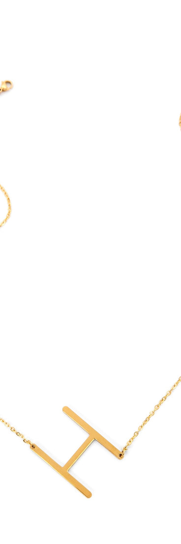Give Me An H Necklace for 2022 festival outfits, festival dress, outfits for raves, concert outfits, and/or club outfits