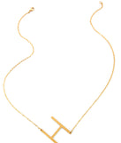 Give Me An H Necklace for 2022 festival outfits, festival dress, outfits for raves, concert outfits, and/or club outfits