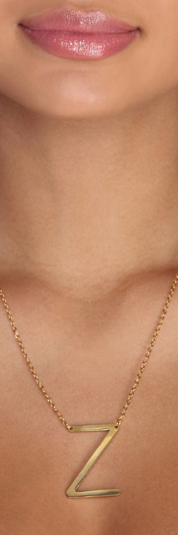 Large Initial Charm Necklace for 2022 festival outfits, festival dress, outfits for raves, concert outfits, and/or club outfits