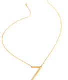 Large Initial Charm Necklace for 2022 festival outfits, festival dress, outfits for raves, concert outfits, and/or club outfits