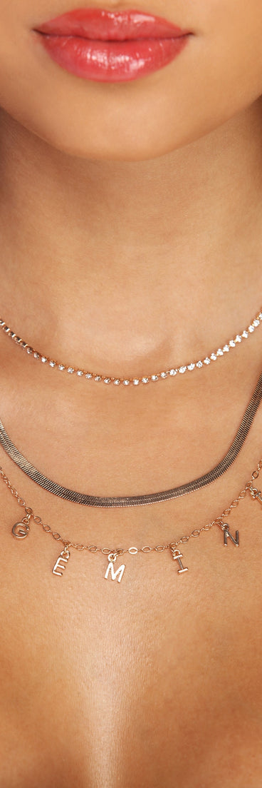 3 Pack Necklace Set for 2022 festival outfits, festival dress, outfits for raves, concert outfits, and/or club outfits