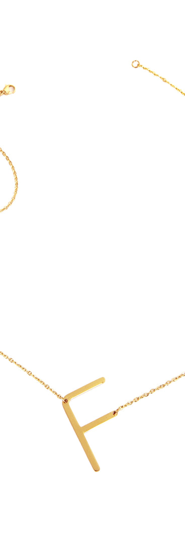 Large Initial Charm Necklace for 2022 festival outfits, festival dress, outfits for raves, concert outfits, and/or club outfits