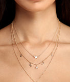 Star-Worthy Layered Necklace for 2022 festival outfits, festival dress, outfits for raves, concert outfits, and/or club outfits