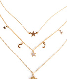 Star-Worthy Layered Necklace for 2022 festival outfits, festival dress, outfits for raves, concert outfits, and/or club outfits
