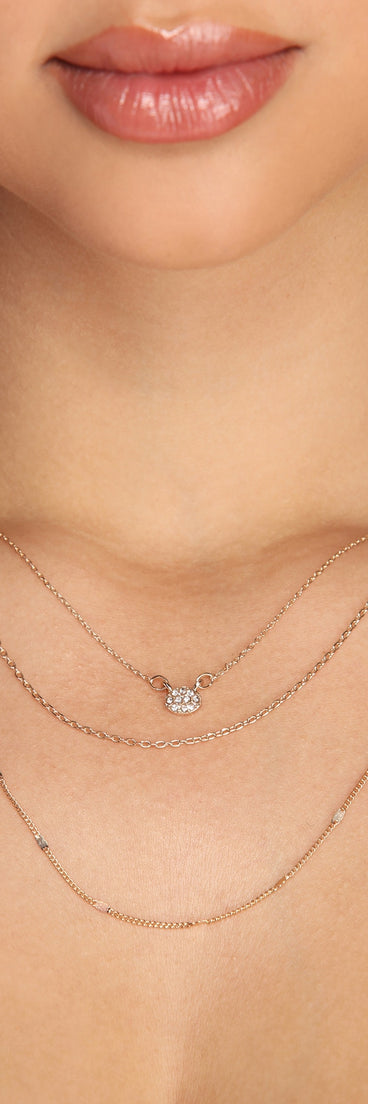 Dainty Layered Chain Link Necklace for 2022 festival outfits, festival dress, outfits for raves, concert outfits, and/or club outfits