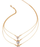 Gleaming Gemstone Layered Necklace for 2022 festival outfits, festival dress, outfits for raves, concert outfits, and/or club outfits