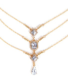 Gleaming Gemstone Layered Necklace for 2022 festival outfits, festival dress, outfits for raves, concert outfits, and/or club outfits