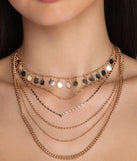 Layer On The Glam Necklace for 2022 festival outfits, festival dress, outfits for raves, concert outfits, and/or club outfits