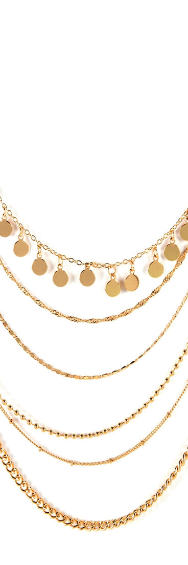 Layer On The Glam Necklace for 2022 festival outfits, festival dress, outfits for raves, concert outfits, and/or club outfits