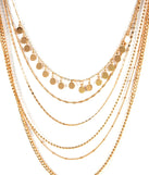 Layer On The Glam Necklace for 2022 festival outfits, festival dress, outfits for raves, concert outfits, and/or club outfits