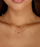 Sparkling Moment Cubic Zirconia Necklace for 2022 festival outfits, festival dress, outfits for raves, concert outfits, and/or club outfits
