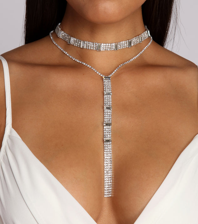 Dripping In Elegance Necklace Set is the perfect Homecoming look pick with on-trend details to make the 2023 HOCO dance your most memorable event yet!
