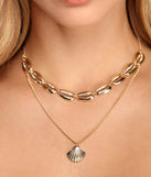 Shell Collection Necklace for 2022 festival outfits, festival dress, outfits for raves, concert outfits, and/or club outfits