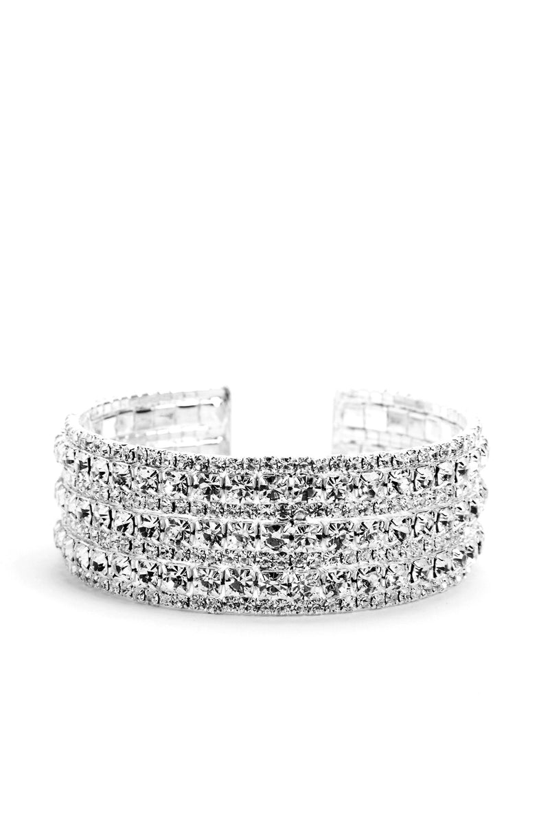 She's Stacked Rhinestone Cuff & Windsor