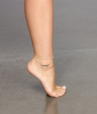 Rhinestone Playboy Anklet