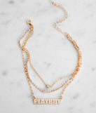 Rhinestone Playboy Anklet