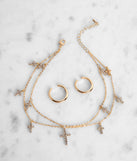 Don't Cross Me Anklet Set