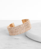All About The Rhinestones Cuff is the perfect Homecoming look pick with on-trend details to make the 2023 HOCO dance your most memorable event yet!