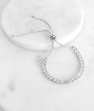 Cubic Zirconia Bolo Bracelet