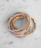 Boho Dayz Beaded Bracelet Set is a trendy pick to create 2023 festival outfits, festival dresses, outfits for concerts or raves, and complete your best party outfits!