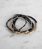 Bring It Back Beaded Bracelet Set is a trendy pick to create 2023 festival outfits, festival dresses, outfits for concerts or raves, and complete your best party outfits!
