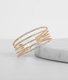 Give Me The Light Rhinestone Cuff Bracelet