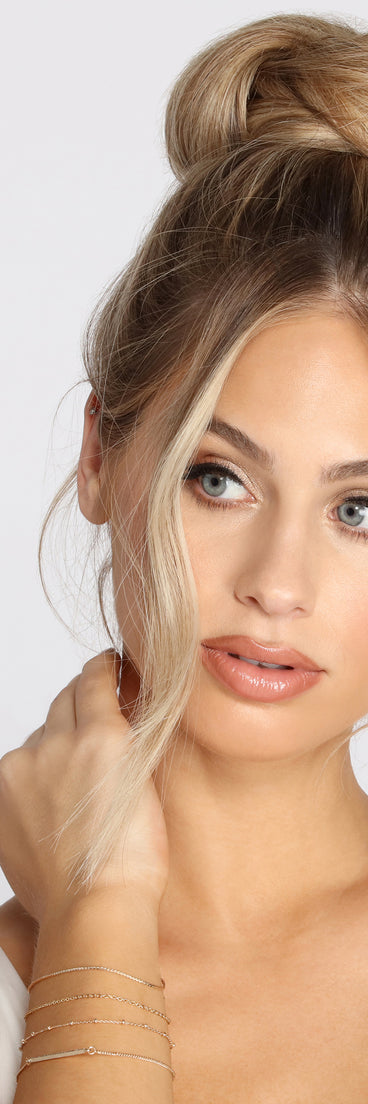 Simply Dainty Chain Bracelet 9 Pack