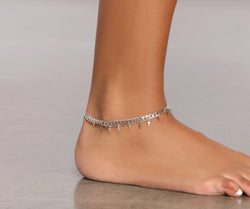 Three Pack Cross Chain Anklet is a trendy pick to create 2023 festival outfits, festival dresses, outfits for concerts or raves, and complete your best party outfits!