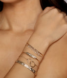 Five Pack Bohemian Bangle and Bracelet Set is a trendy pick to create 2023 festival outfits, festival dresses, outfits for concerts or raves, and complete your best party outfits!