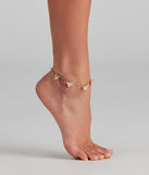 Rhinestone Butterfly Charm Anklet is a trendy pick to create 2023 festival outfits, festival dresses, outfits for concerts or raves, and complete your best party outfits!