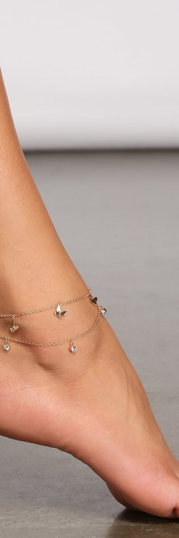 Trendy-Chic Layered Anklet