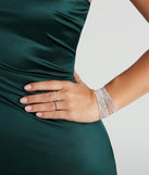 All About The Glamour Rhinestone Bracelet Set