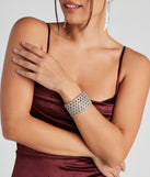 Glam Stretch Rhinestone Bracelet