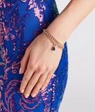 All In The Deets Gemstone Chain Bracelet