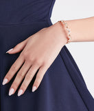 With Enchanted Glamour Rhinestone Butterfly Cuff as your homecoming jewelry or accessories, your 2023 Homecoming dress look will be fire!