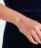 Dreamy Sparkle Rhinestone Butterfly Bracelet