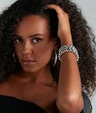 Stylish Contemporary Bead Three Piece Bracelet