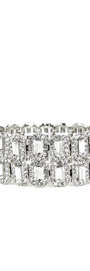 Noble Elegance Rhinestone Bracelet