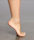 Sparkle And Shine Rhinestone Anklet