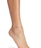 Herringbone Anklet