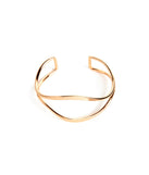 Curved Metal Cuff Bracelet